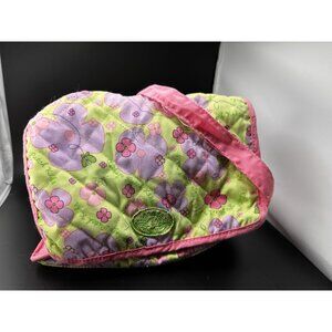 Vintage 2005 Cabbage Patch Doll Diaper Bag changing Mat Pink Green Y2K READ